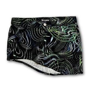 NWT horoscopez Cyber wave asymetrical mini skirt M